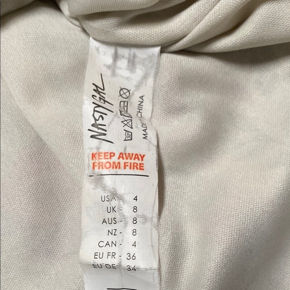 Nasty Gal Floral V-Neck Ruffle Dress Size 4 - Picture 8 of 11